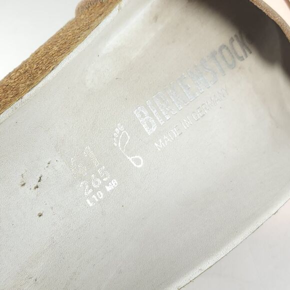 Birkenstock Women's Madrid Big Buckle EU41 US10 Leather Light Pink Slide Sandals - Picture 12 of 16